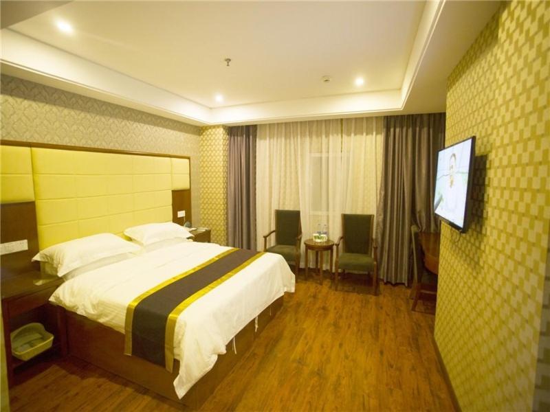 Greentree Inn Anhui Fuyang Yijing International North Door Busniess Hotel Екстериор снимка