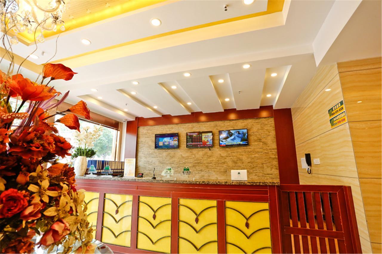 Greentree Inn Anhui Fuyang Yijing International North Door Busniess Hotel Екстериор снимка